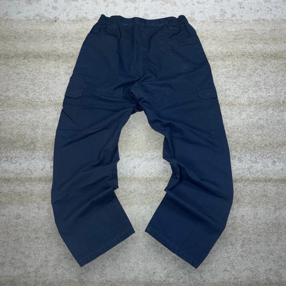 Vintage 90s Propper Tactical Pants 34x34 Navy Blue Baggy Double Knees Cargos
